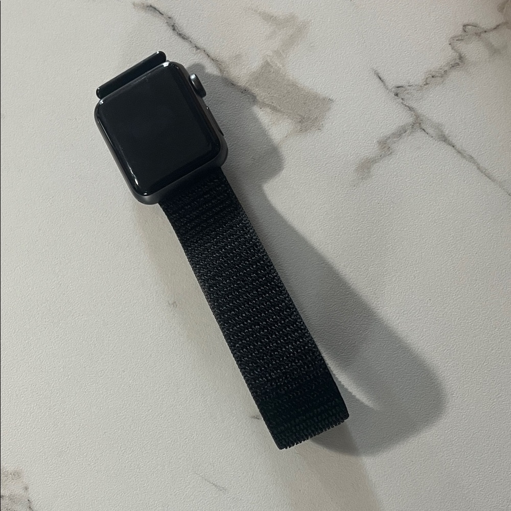 Apple Black Smartwatch series 3 with Adjustable Strap